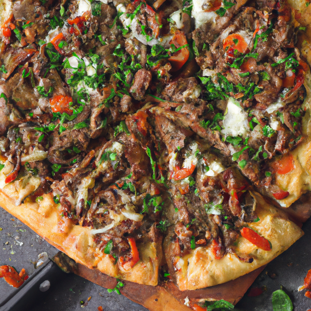 Cheesesteak Pizza