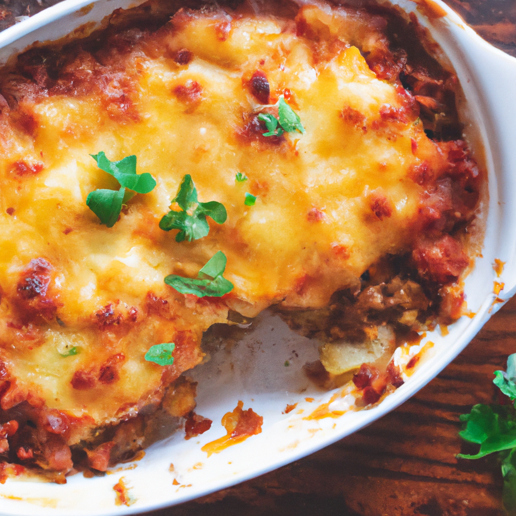 Ground Pork Potato Casserole
