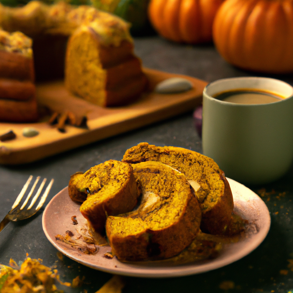 Pumpkin Swirl Coffee Cake