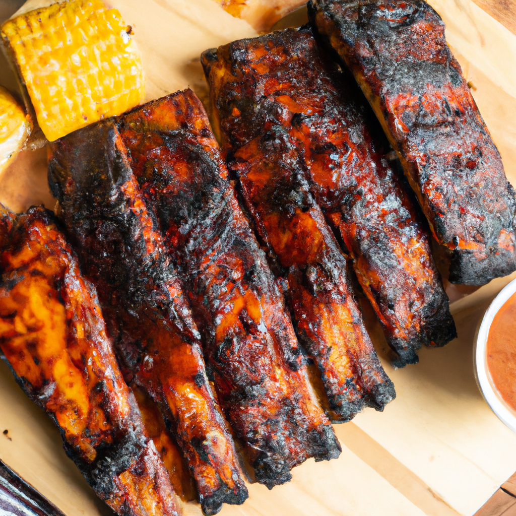 Slow Grilled Pork Ribs