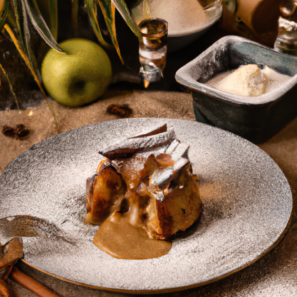 Apple Bread Pudding Cake