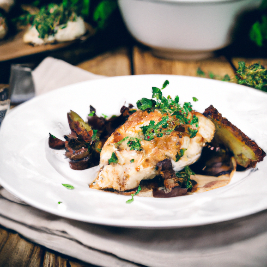 Chicken Thigh Fillet And Mushroom