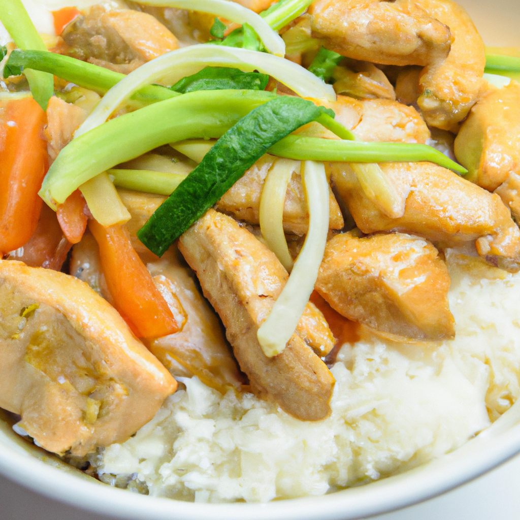 Chinese Braised Chicken And Vegetable