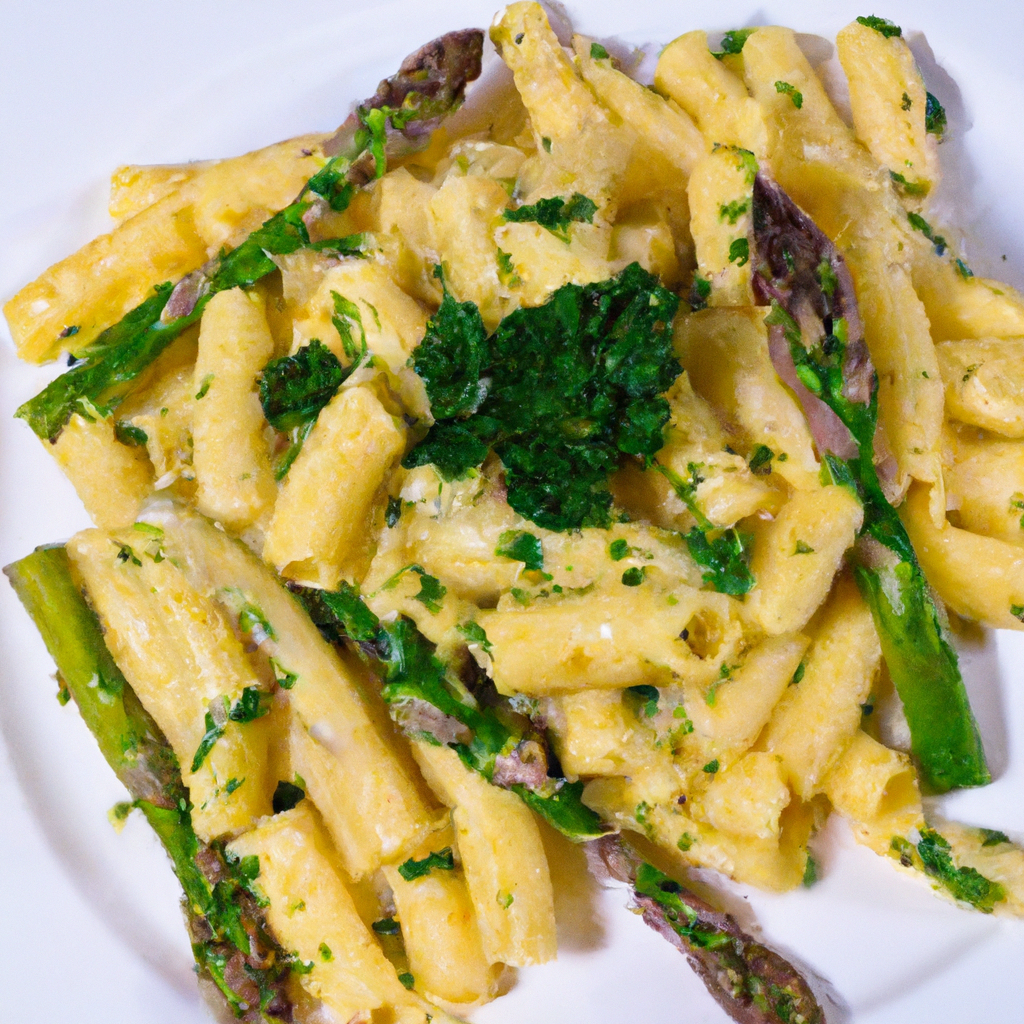 Pasta With Asparagus Vegetarian