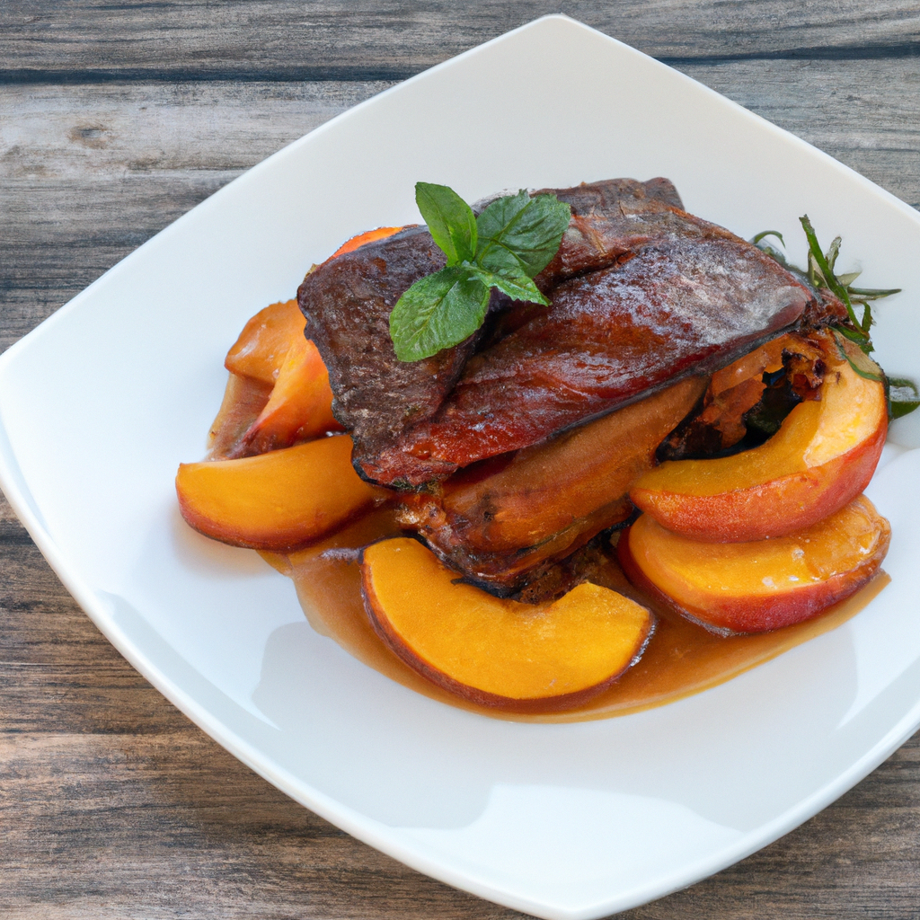 Peachy Short Ribs
