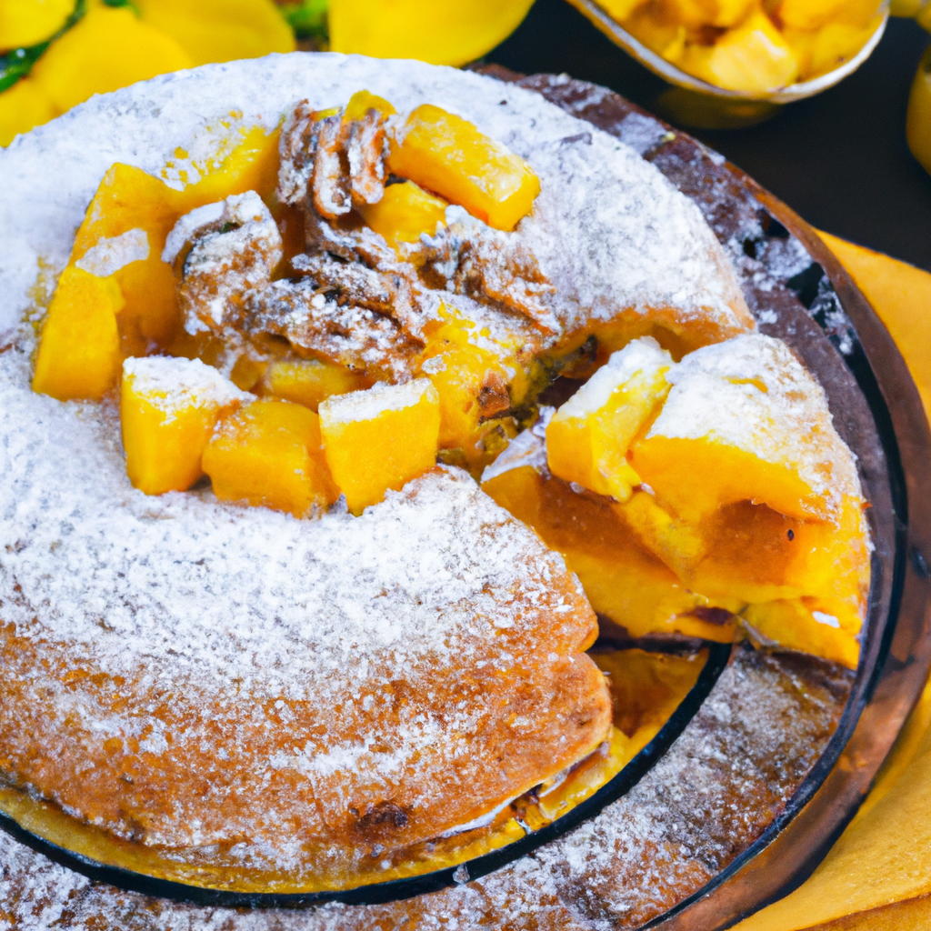 Mango Walnut Cake