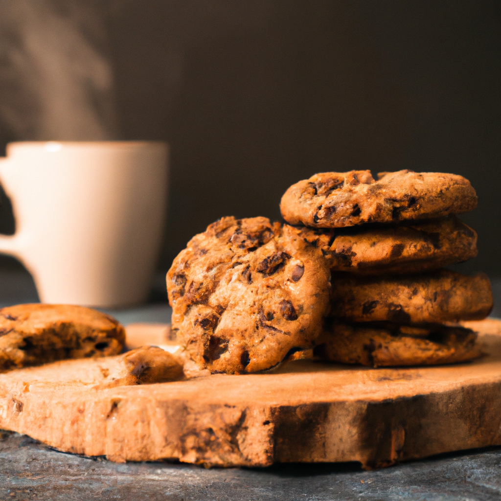 Chocolate Chunk Cookies With Coffee