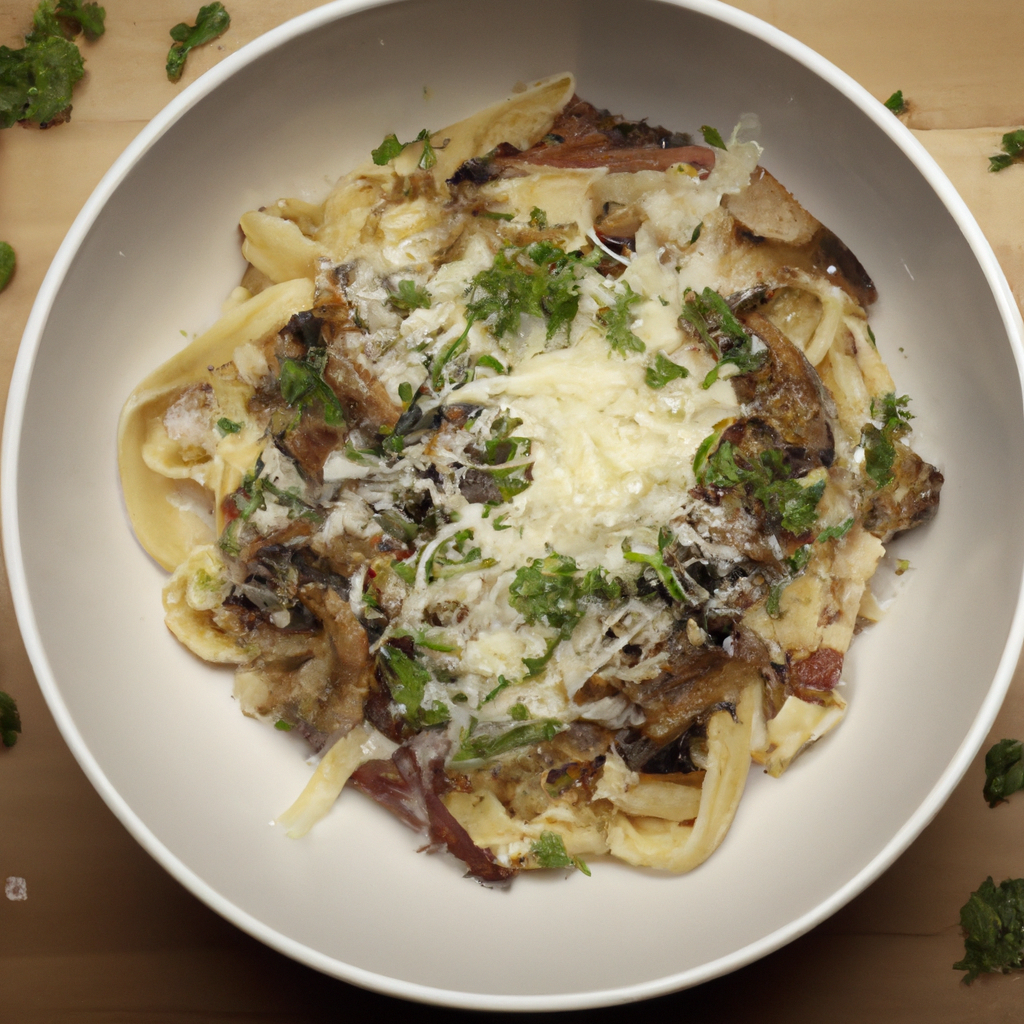 Mushroom Bacon Pasta Sauce