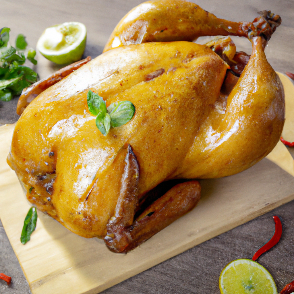 Slow Roasted Sticky Chicken