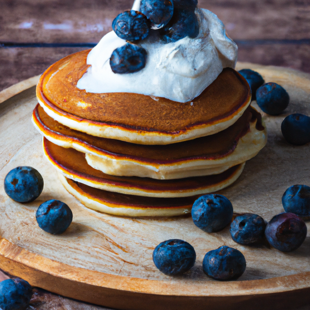 Blue Cornmeal Buttermilk Pancakes