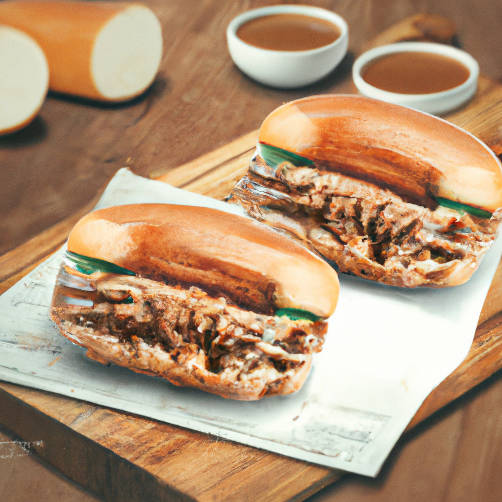 Crockpot French Dip Sandwiches