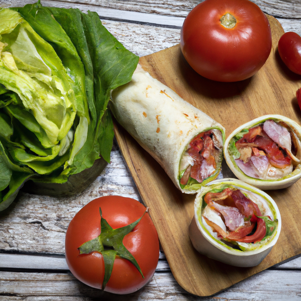 Blt And Guacamole Wraps