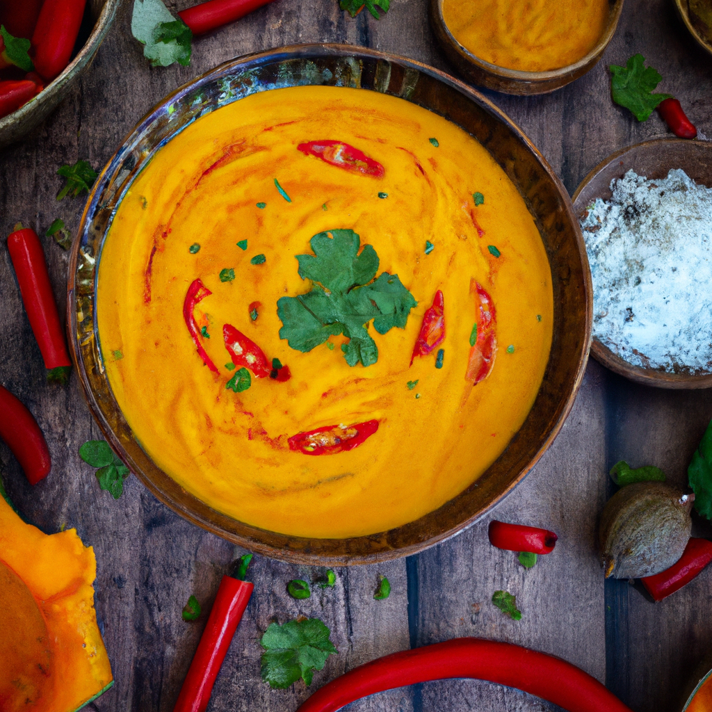 Roasted Bellpeppercarrot And Sweet Potato Ginger Soup