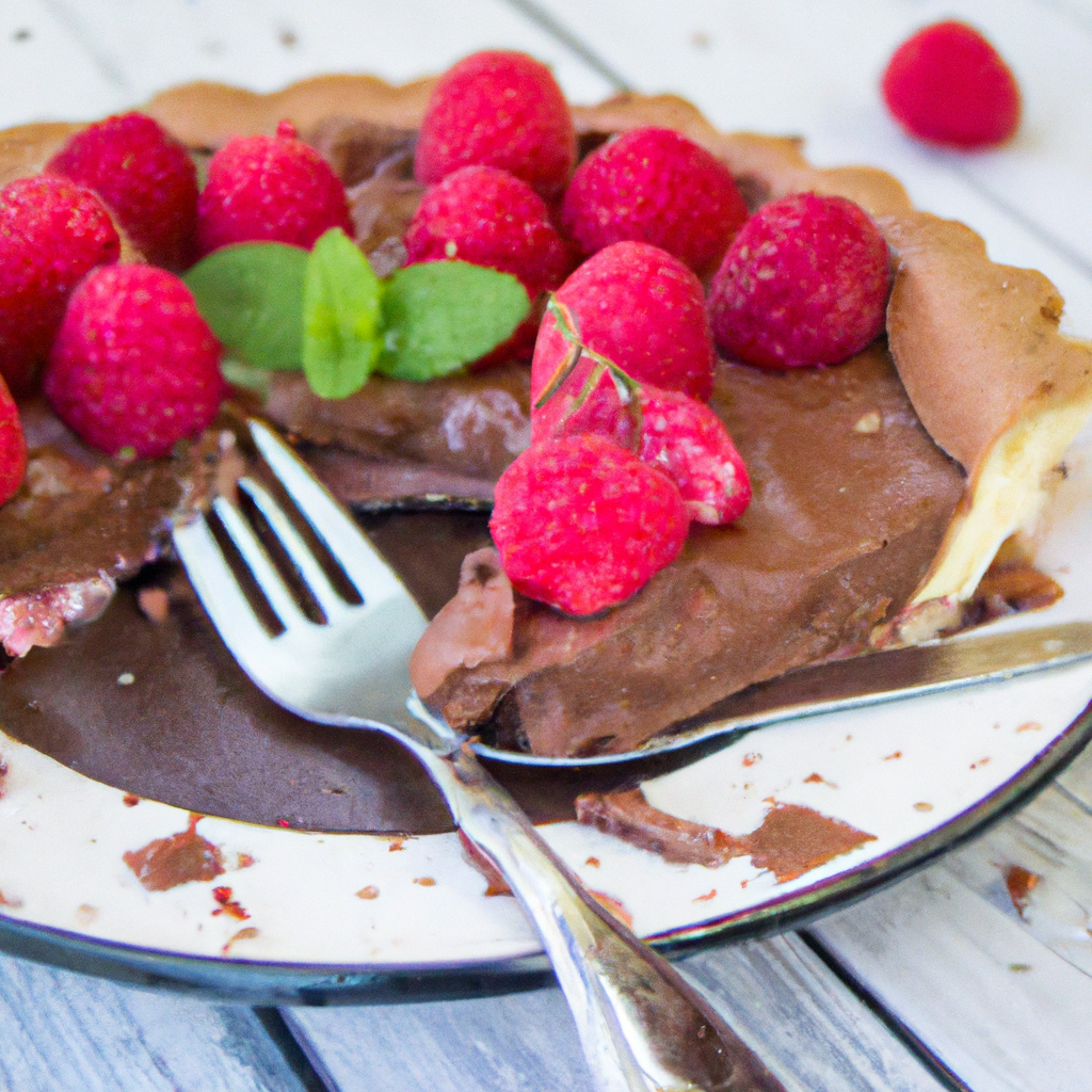 Chocolate Raspberry Ice Cream Pie