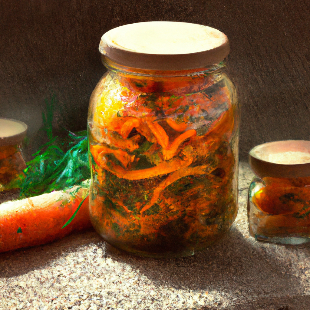 Lacto Fermented Carrots With Dill