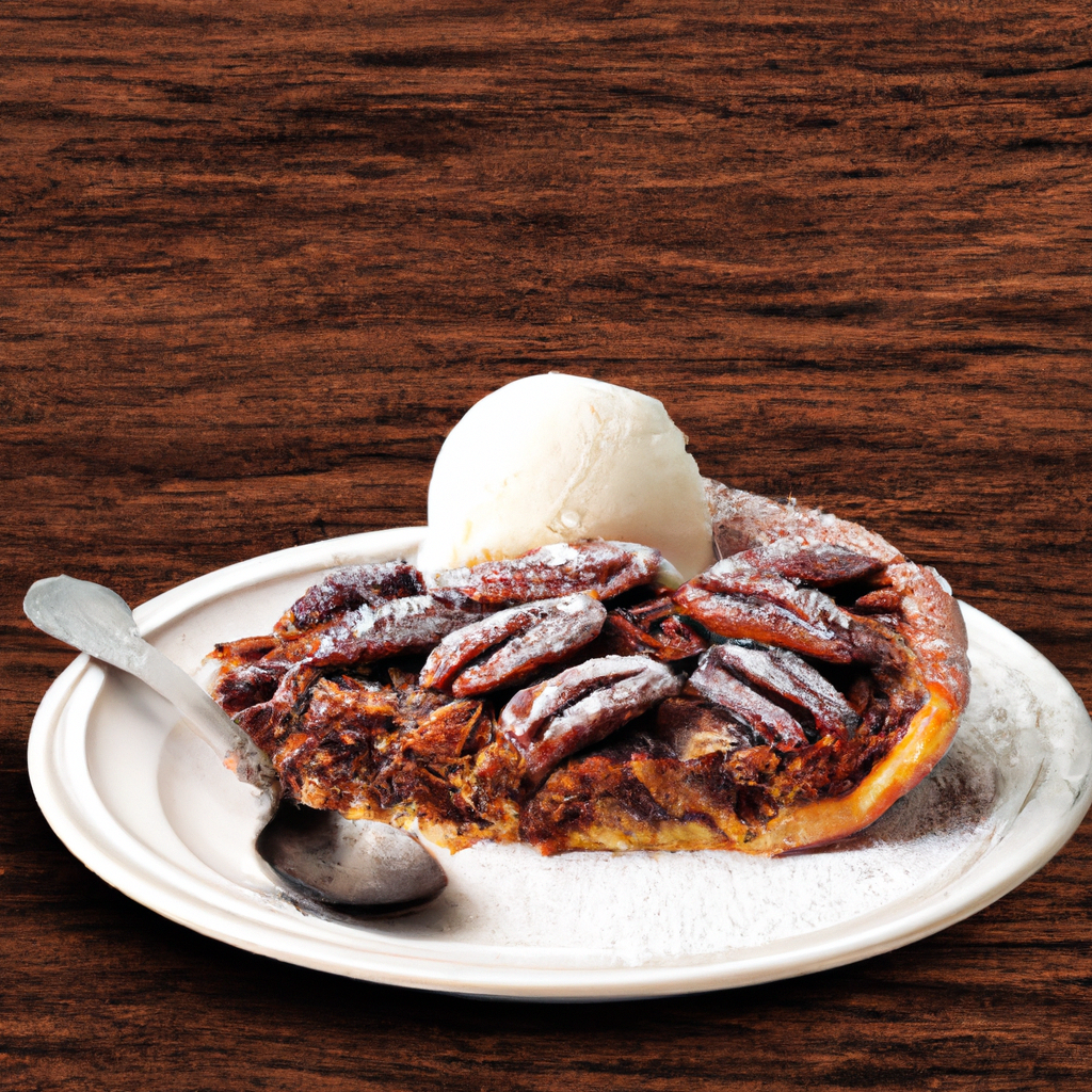 Deep Dish Amaretto Pecan Pie