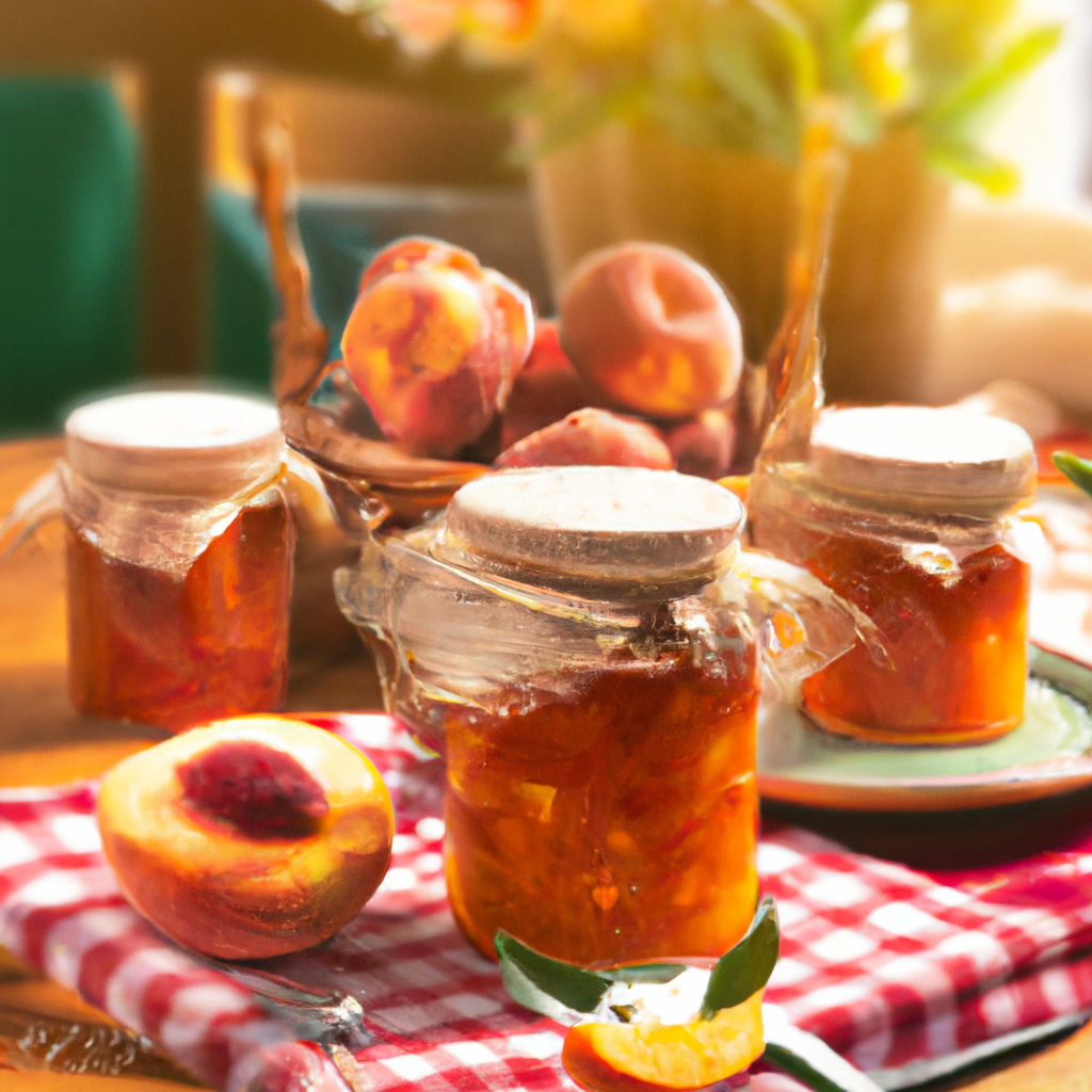 Freezer Peach Jam