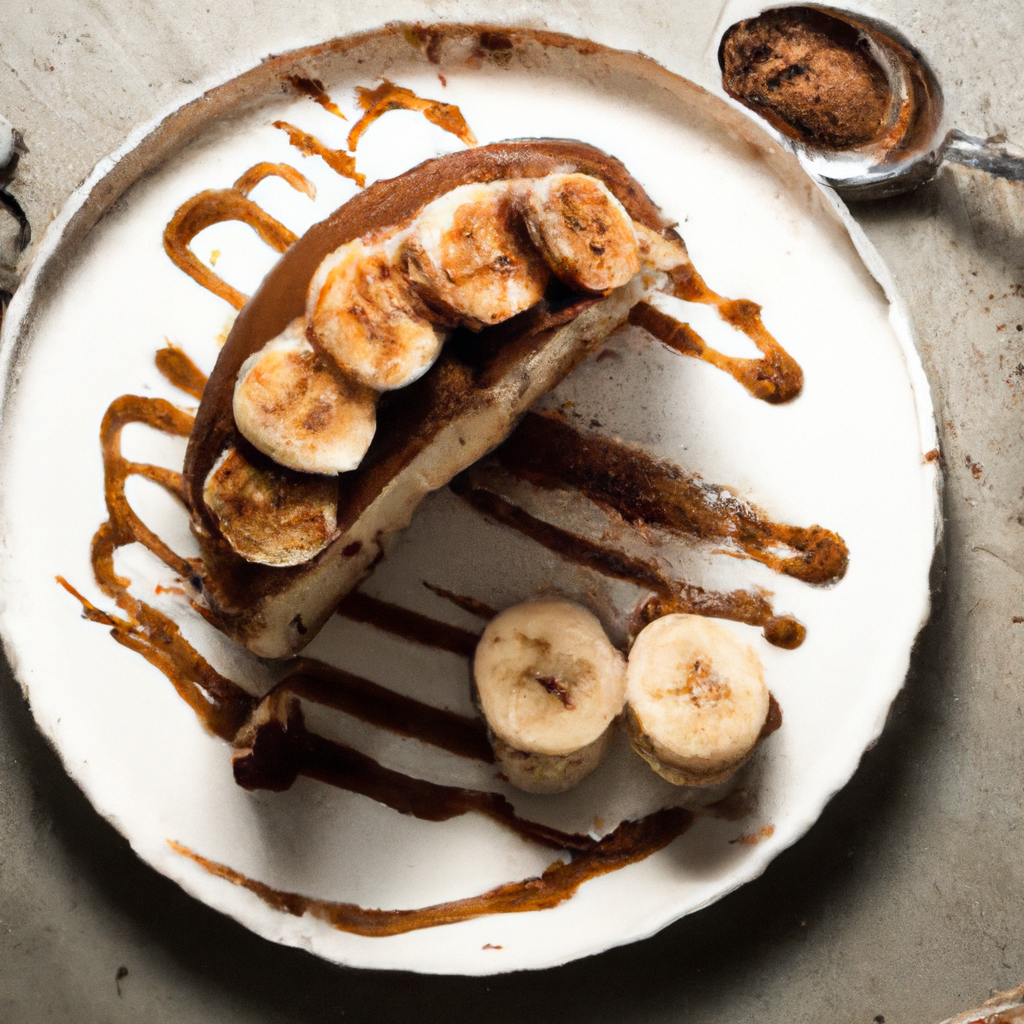 Banana Cake With Milky Way Icing