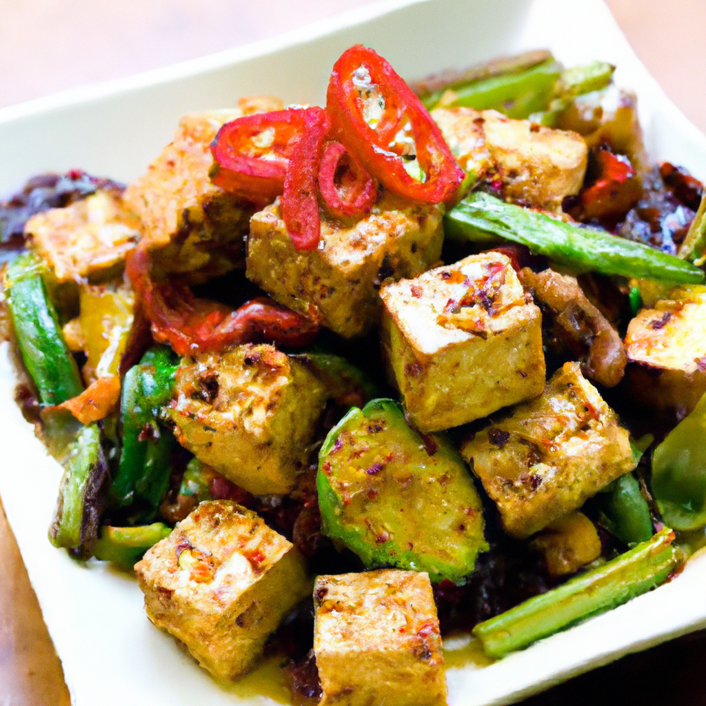 Garlic Ginger Stir Fry With Tofu And Veggies