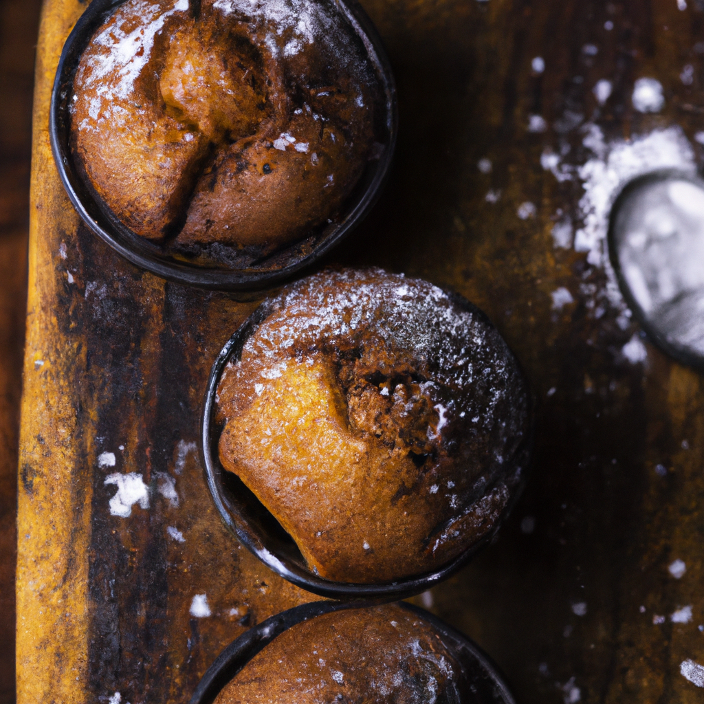 Choco Licious Bread Pudding Muffins