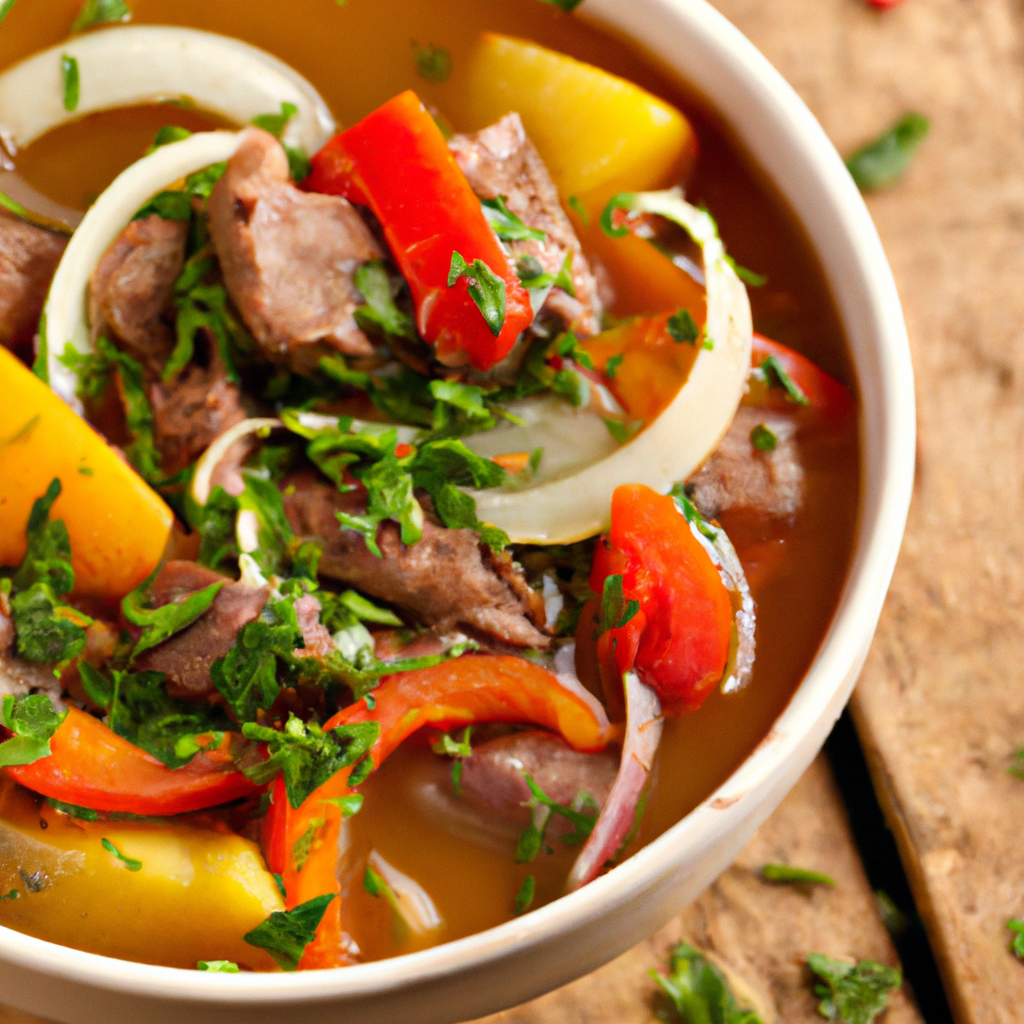 Diabetic Pepper Steak Stew