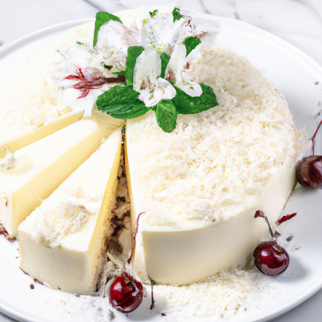 White Lily White Chocolate Cherry Torte