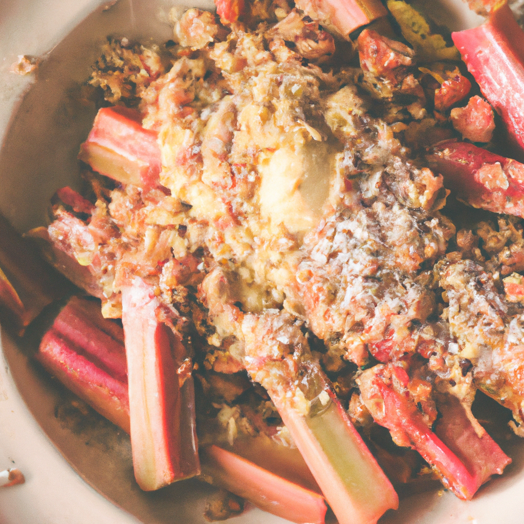 Rhubarb Crumble