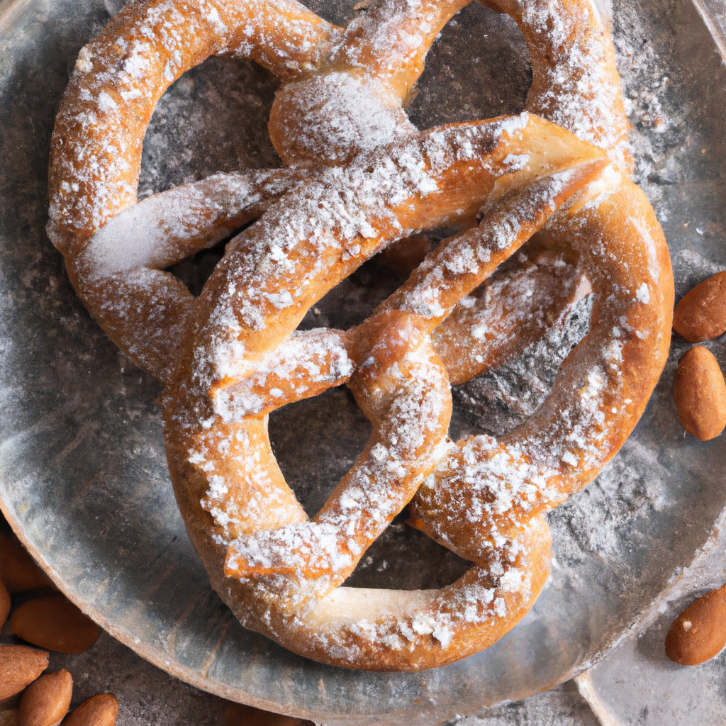 Almond Pretzels Mandelplaettchen