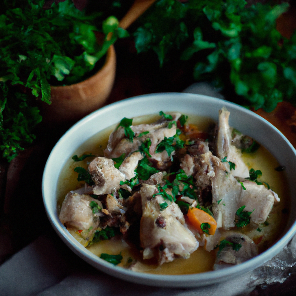 French Rabbit Stew Lapin A La Cocotte