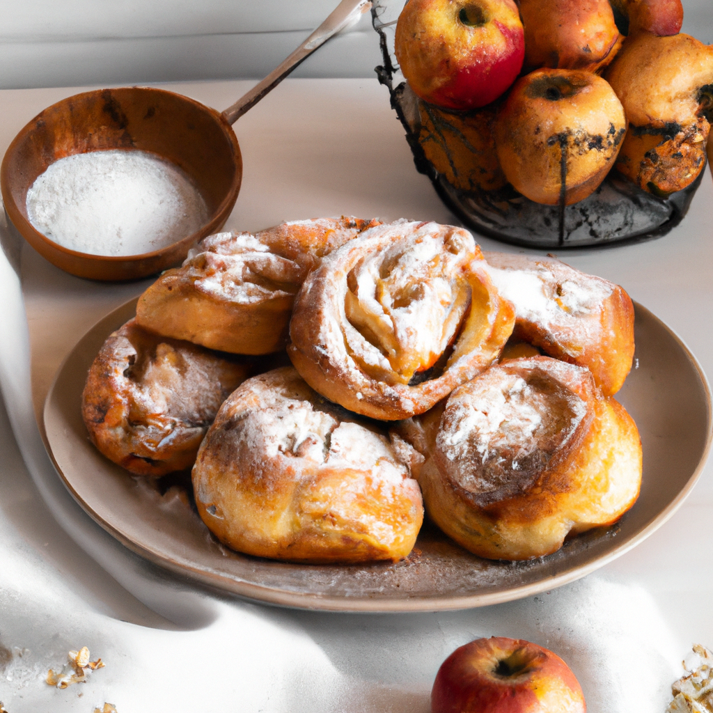 Apple Rum Buns