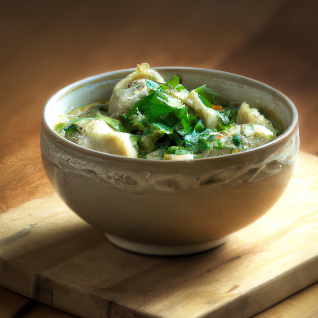 Chicken And Parsleyed Dumpling Stew