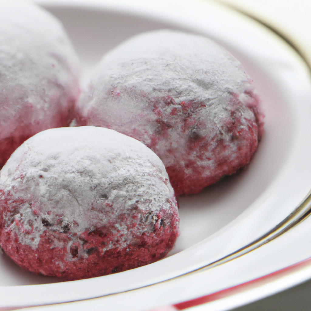 Holiday Red Velvet Snowballs