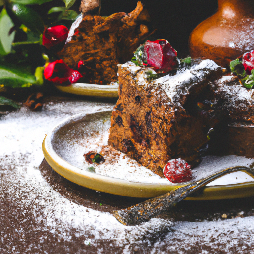 Chocolate Cherry Fruitcake
