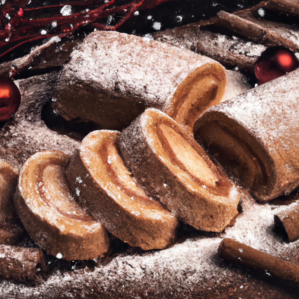 Lebkuchenrollen Spiced Gingerbread Rolls