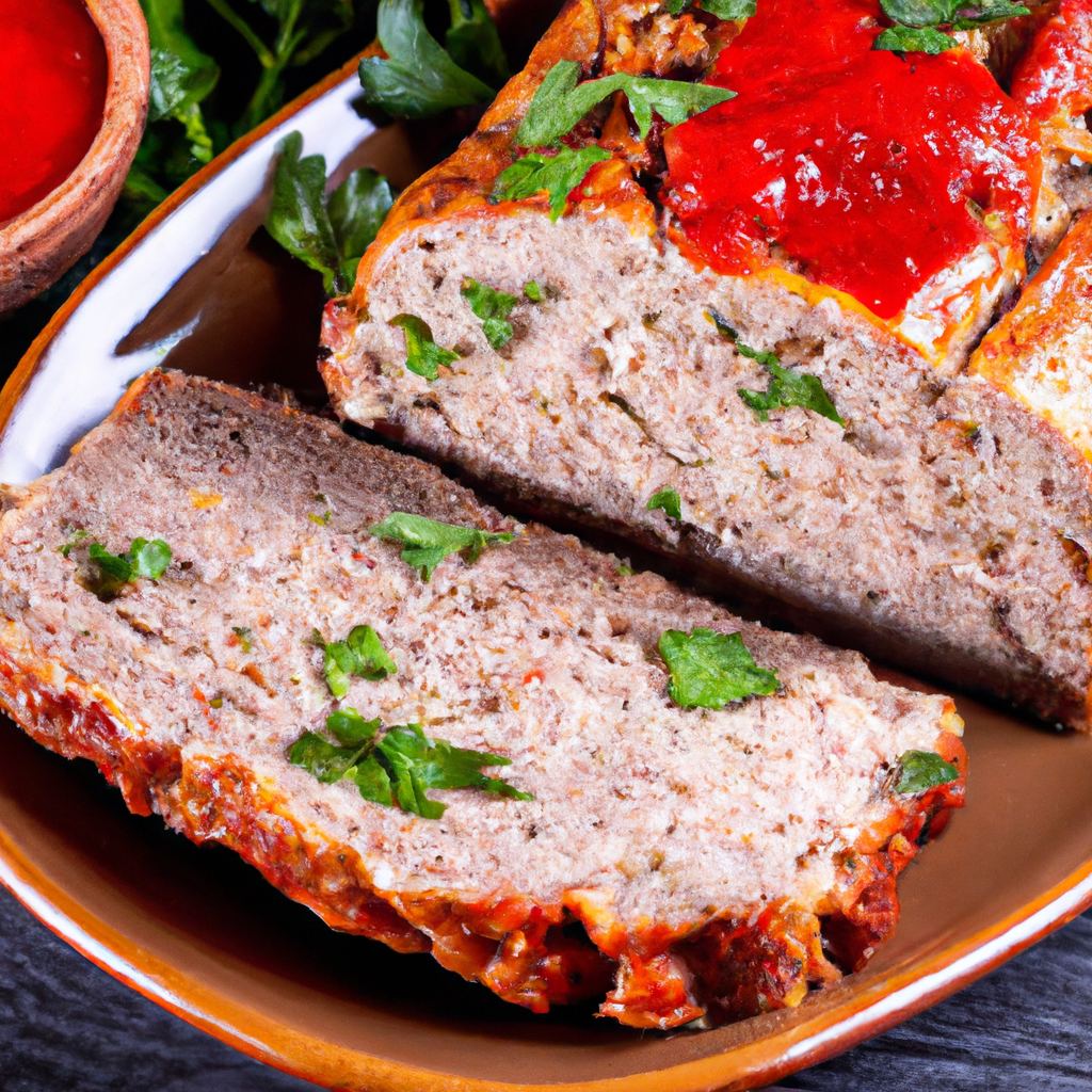 Meat Loaf Baked In Sauce