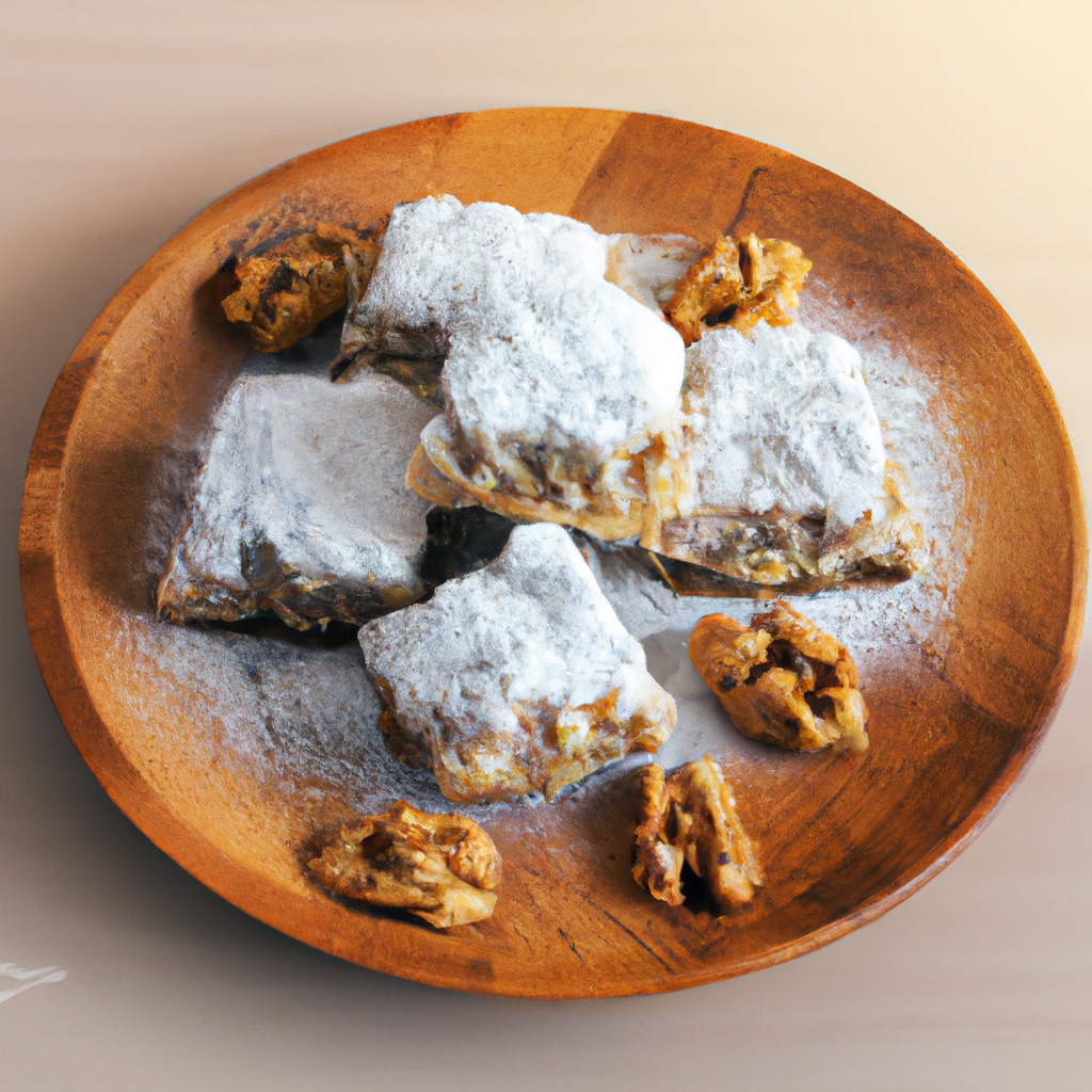 Karidopasta Walnut Paste Bars