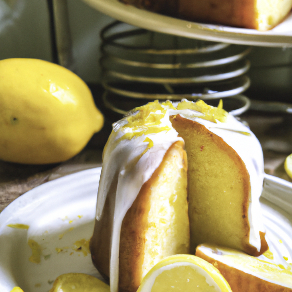 Lemon Cream Cheese Pound Cake