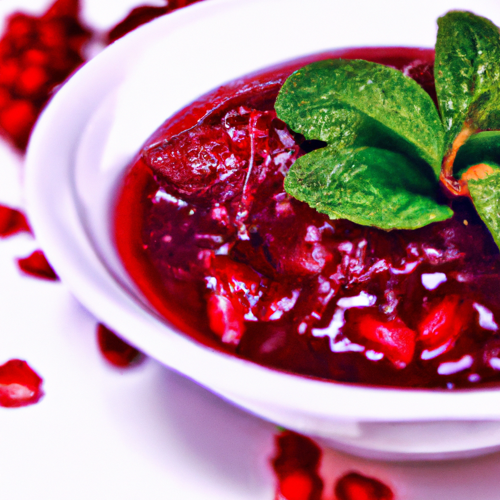 Another Pomegranate Week Recipe Pomegranate Cranberry Compote