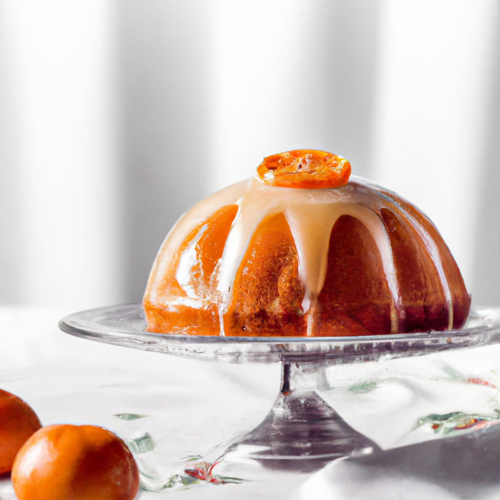 Orange Snow Ball Cake