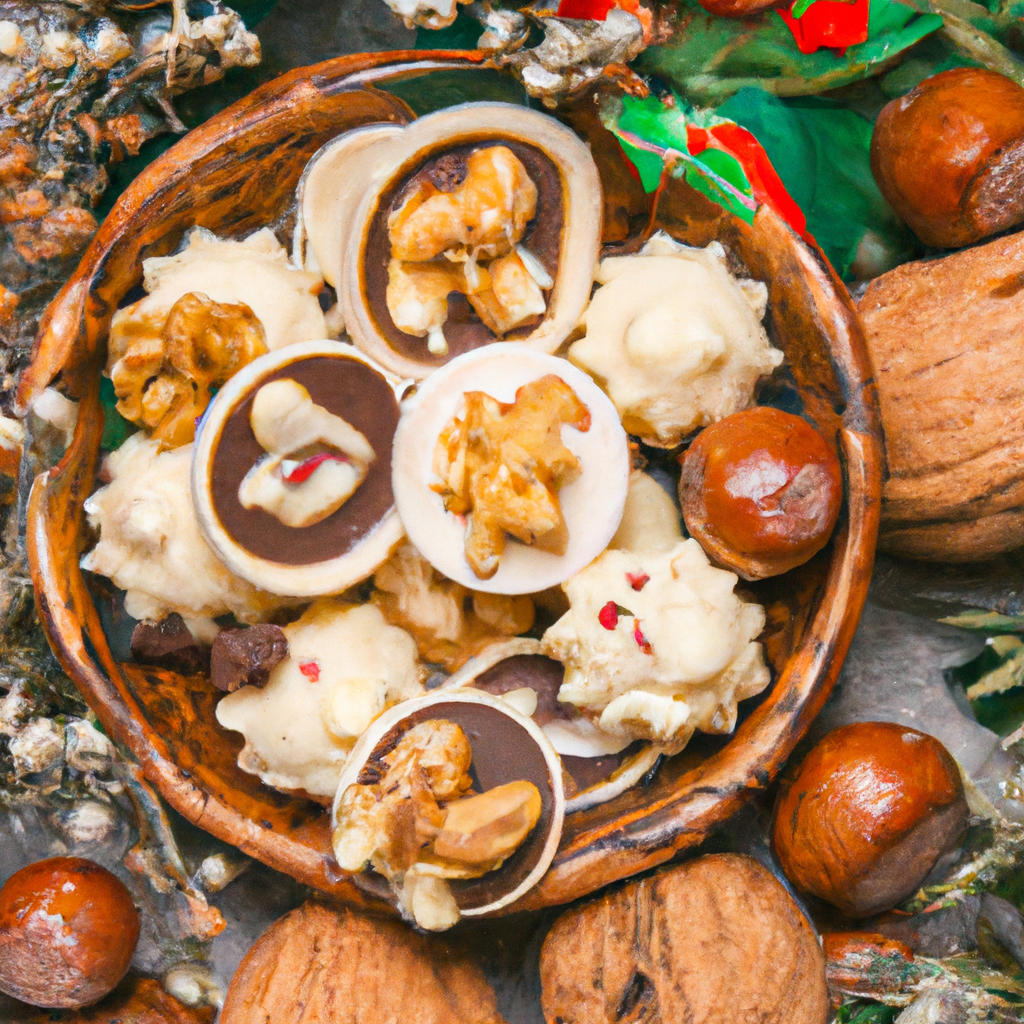 Hvid Chokolade Med Nødder White Chocolate With Nuts