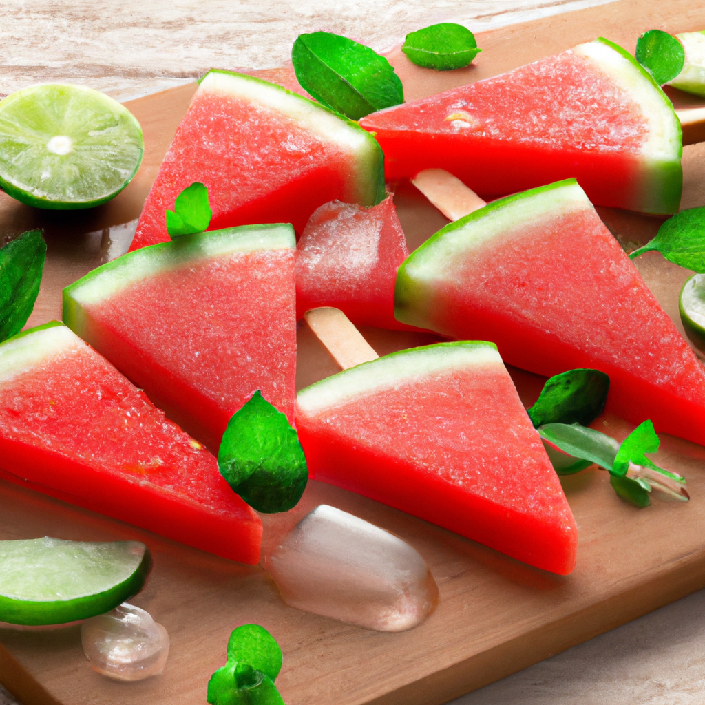 Icy Watermelon Pops