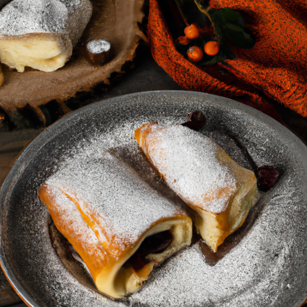 Tvarohový Závin Curd Strudel