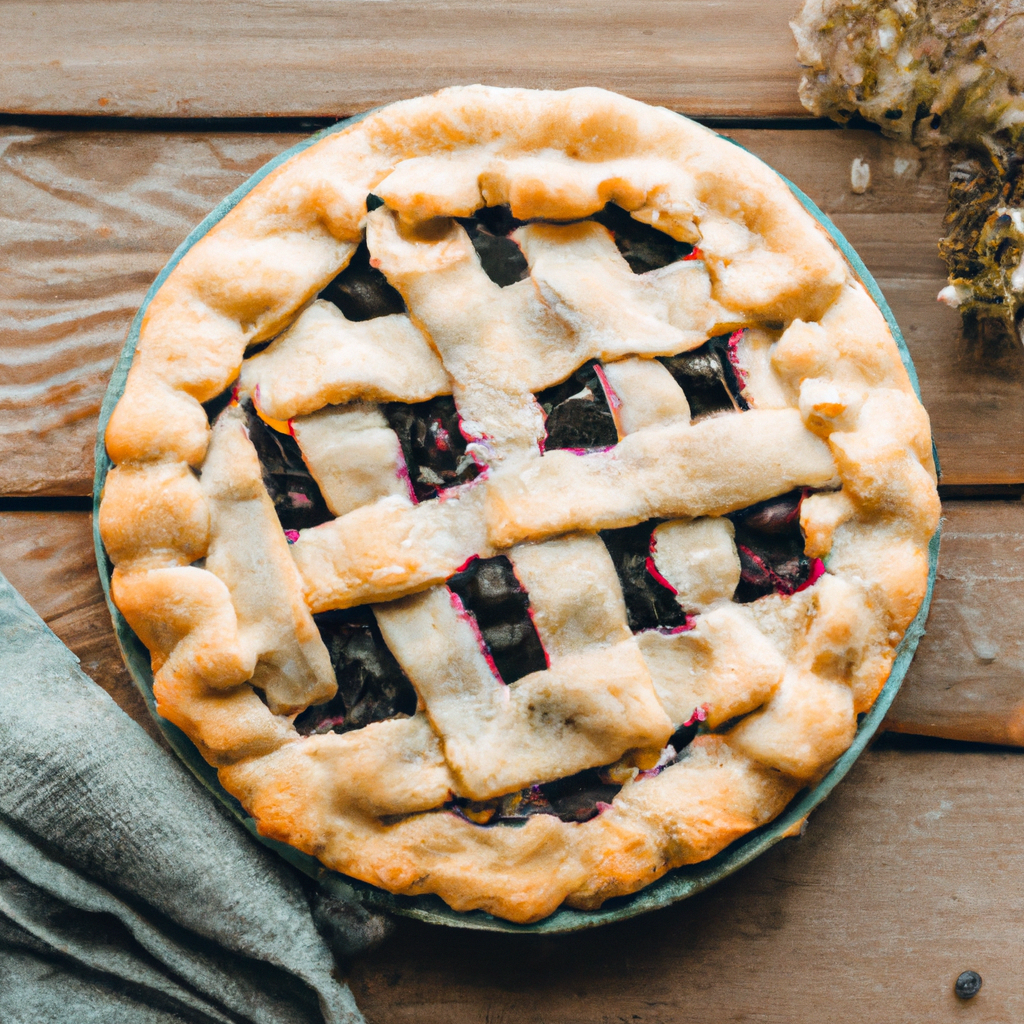 Blåbärspaj Blueberry Pie