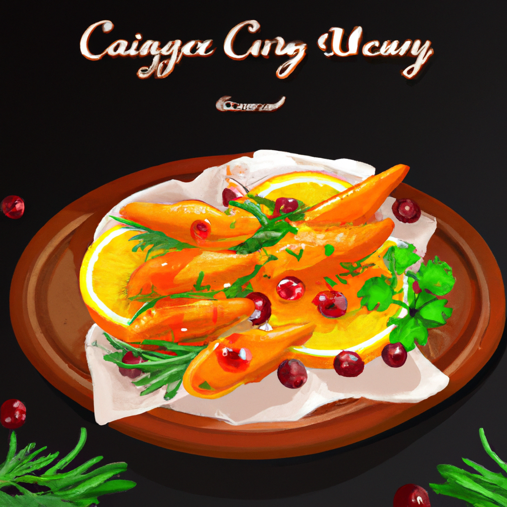 Cranberry Orange Wings