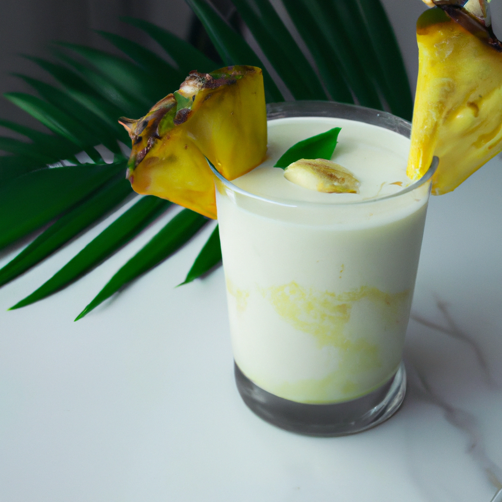 Pineapple And Banana Enzyme Smoothies