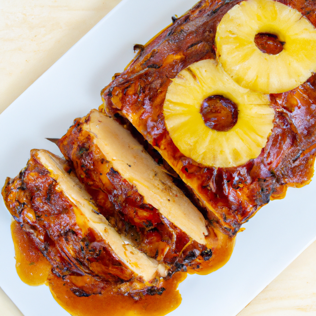 Lo Cal Pineapple Meat Loaf