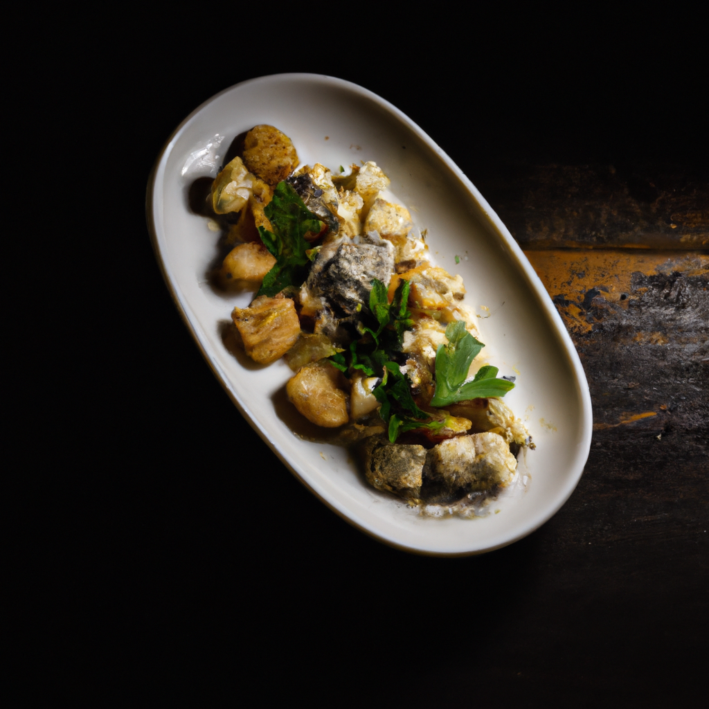 Sweet Potato And Gorgonzola Gnocchi With Truffle Oil