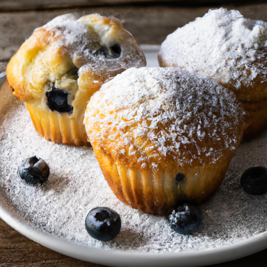 Blåbærmuffins Blueberry Muffins