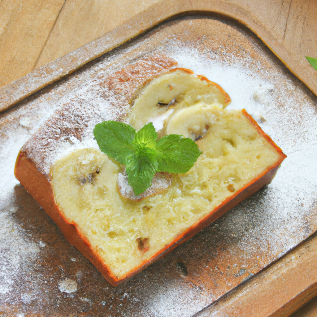 Banana Cream Cheese Bread