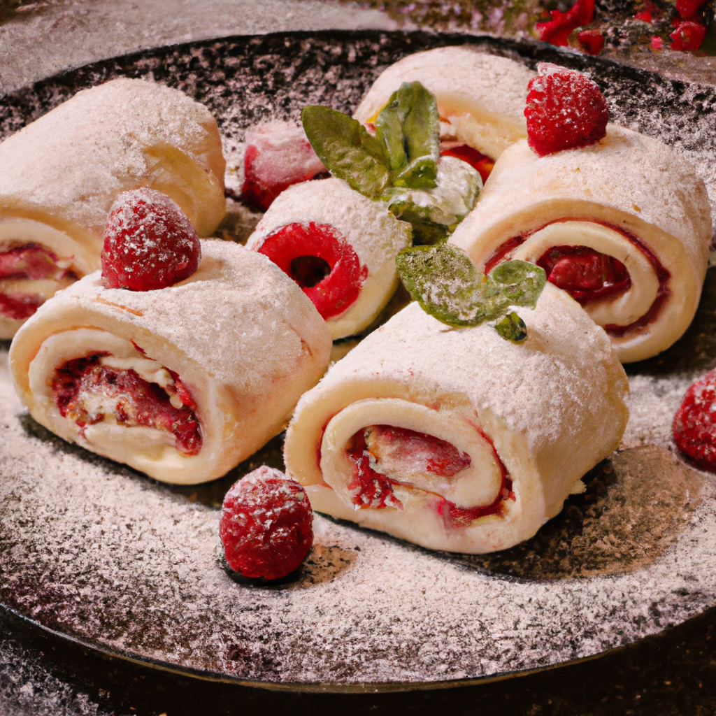 Bringebærruller Raspberry Rolls